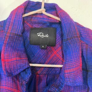 Rails Women's Red and Blue Plaid Button Down